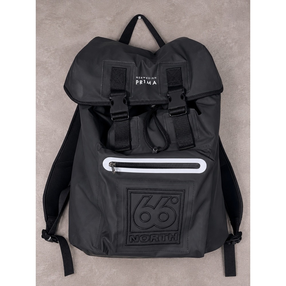 66 North Norwegian Prima Backpack Black Waterproof Techwear Utility Rucksack